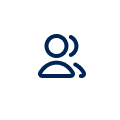 An icon representing two people.